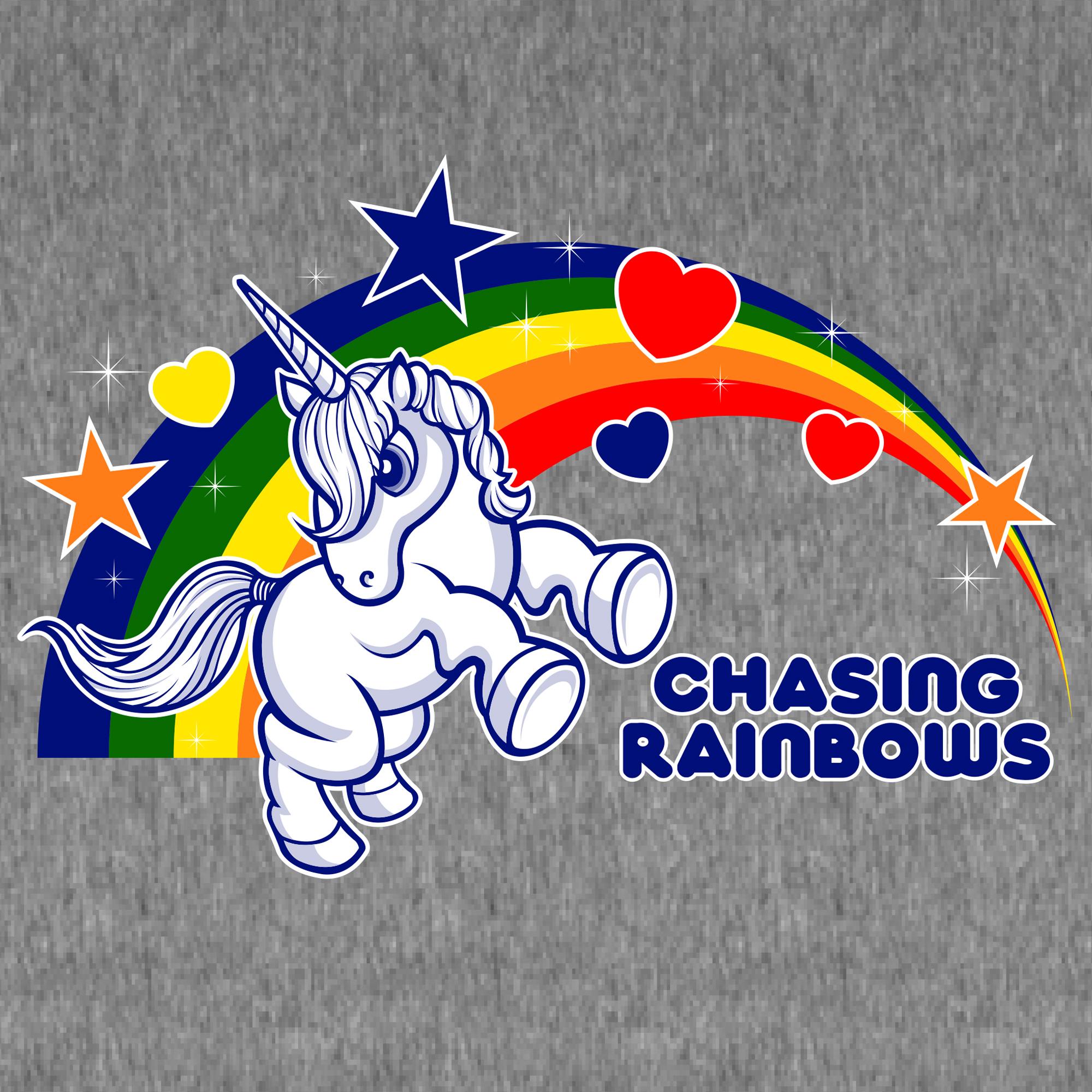 Chasing Rainbows Girls Tee Shirt Art