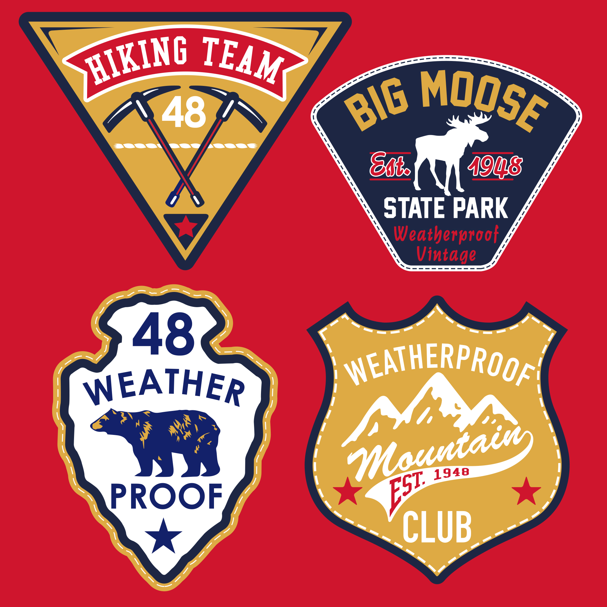 Weathrproof Boy's Outdoor Badges