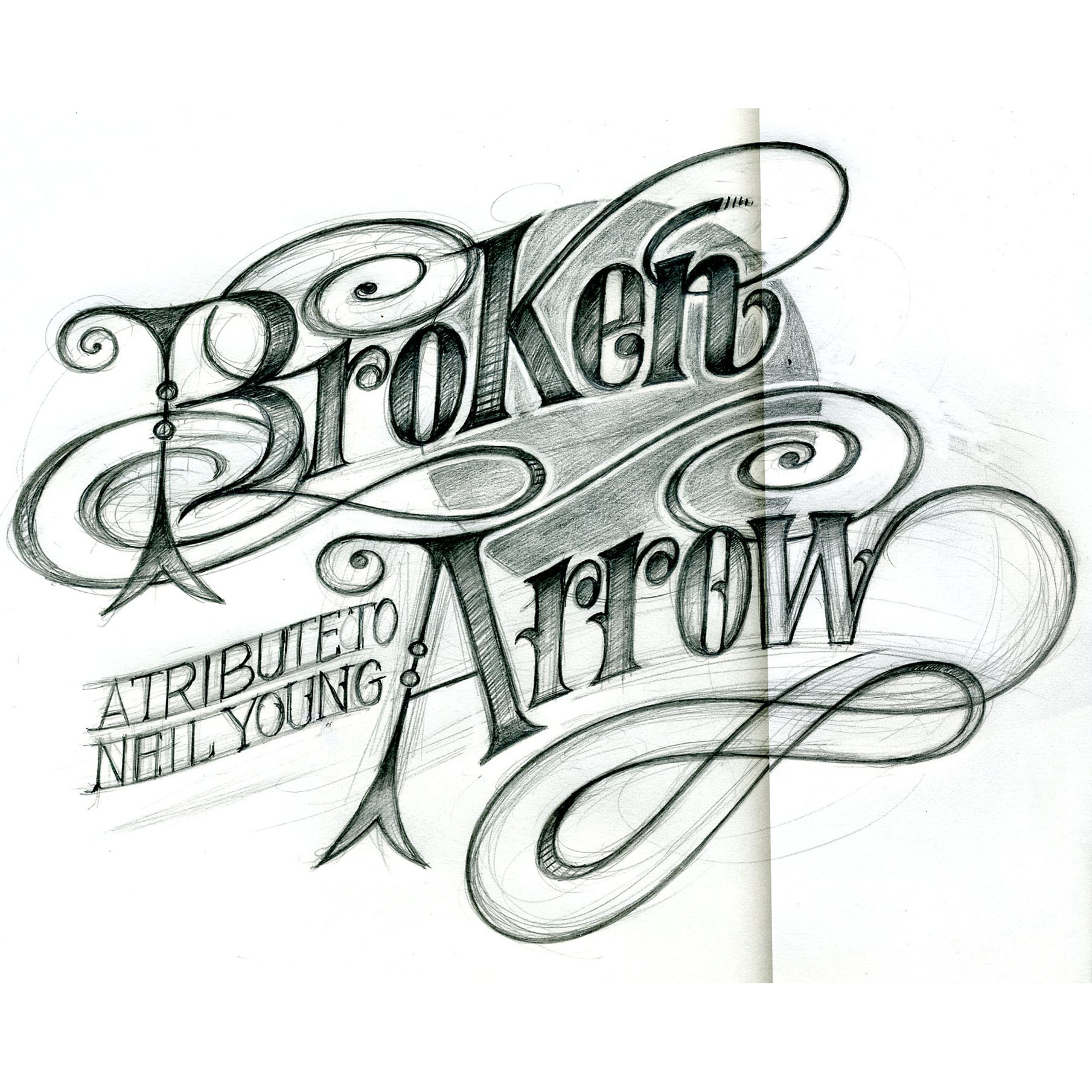 Broken Arrow Logo Sketch