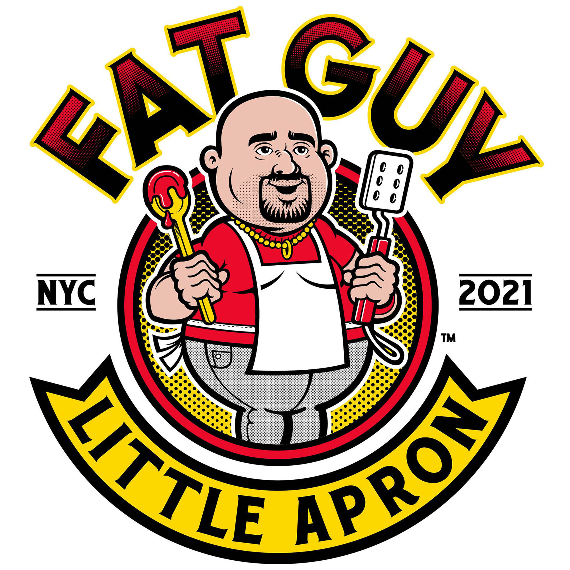 Fat Guy Little Apron Approved Logo B