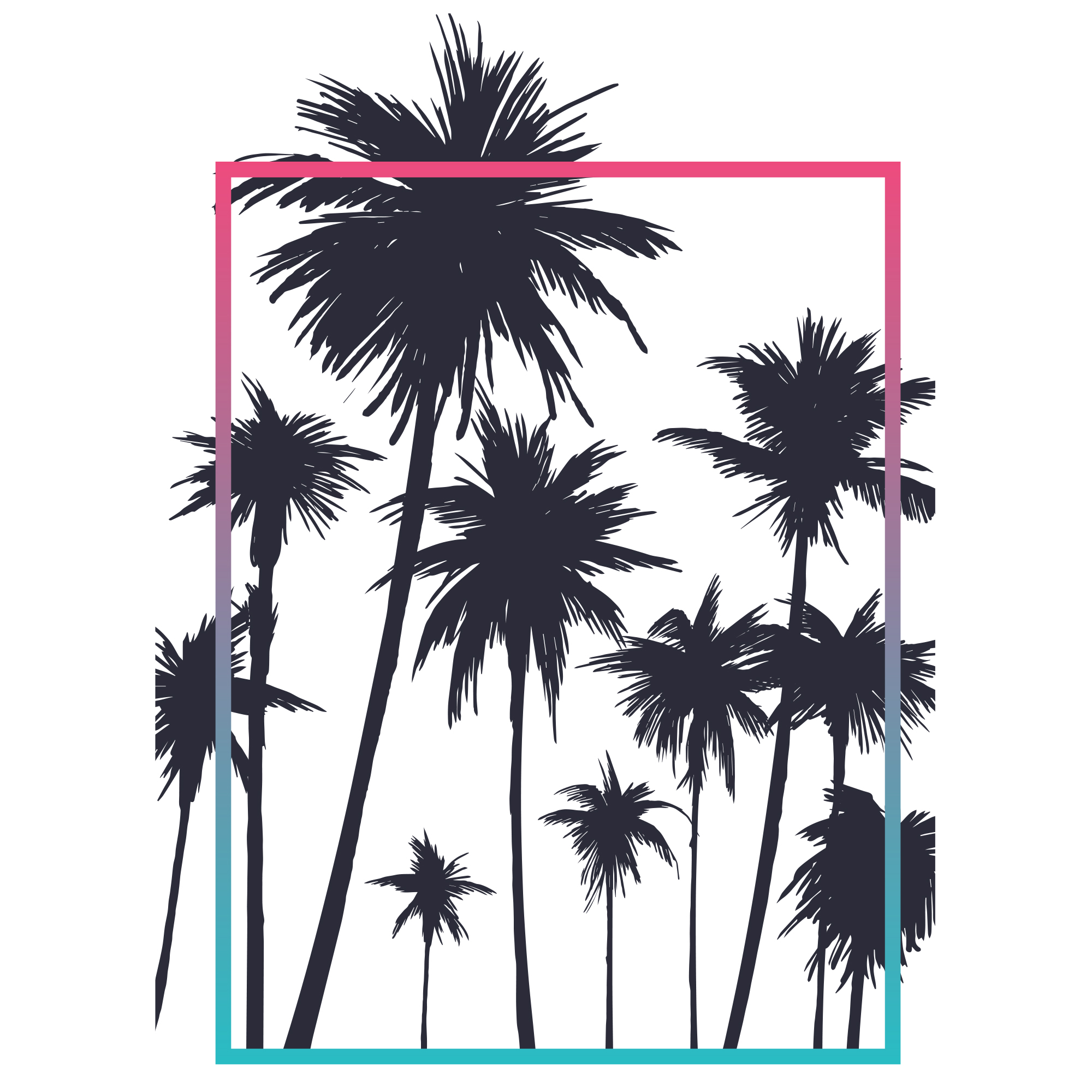 Palm Tree Sihlouette